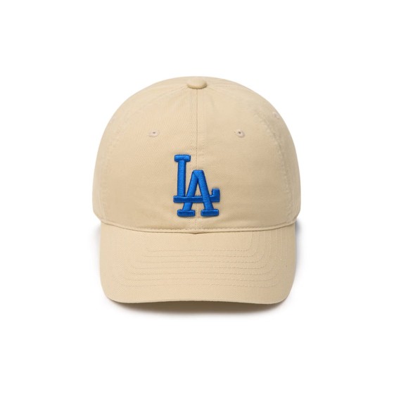 Women's Retro Adjustable Soft-Top Sports Casual Sun-Shading Baseball/Duckbill Cap (Couple Edition) CP77/CP66 Khaki LA Blue Label